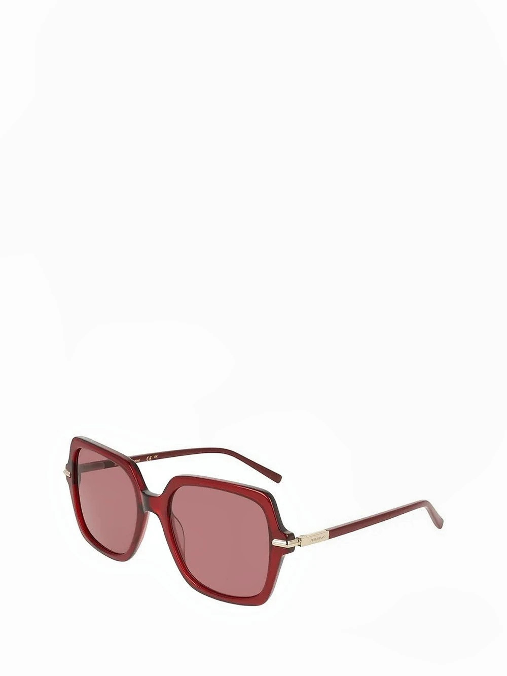 Salvatore Ferragamo SF2037S Square Sunglasses SF2037S Burgundy Square Sunglasses